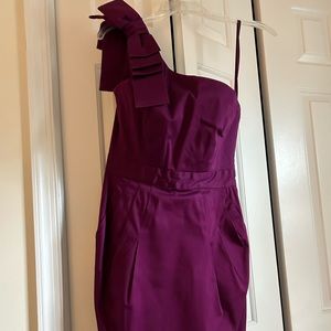 French Connection One-Shoulder Minidress